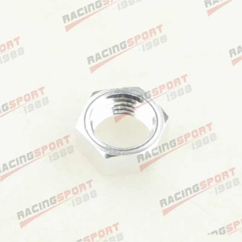 AN8 Silver AN3 AN4 AN6 AN8 AN10 AN12 AN16 Алюминий в перегородки фиксирующую гайку установки автомобильный адаптер - Цвет: AN8 Silver