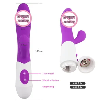 G Spot Dildo Rabbit Vibrator for Women Dual Vibration Silicone Waterproof Female Vagina Clitoris Anal Massager Sex Toys Shop 5