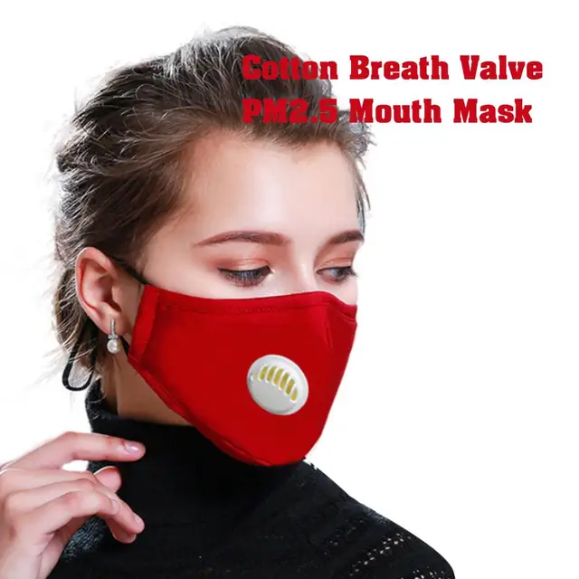 Anti Cotton Valve Filter Respirator Mask Face