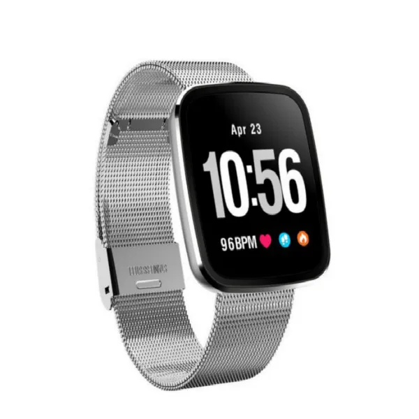 Gray Новые смарт-часы Bluetooth спортивный Браслет smartwatch Браслет IP67 водонепроницаемый монитор сердечного ритма кровяного давления здоровье трекер - Цвет: Gray