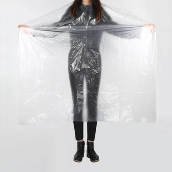 

50PCS Disposable Hairdressing Coloring Dye Gown Hair Cutting Cape Waterproof Hair Salon Capes Haircut Apron 16 x 12cm Salon Tool