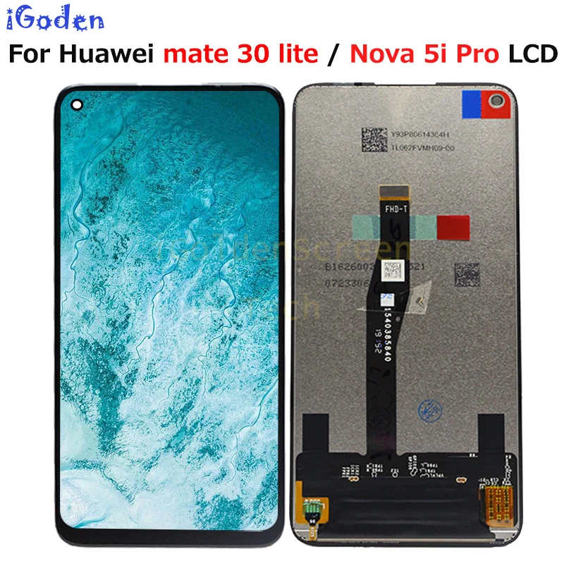 Оригинальный ЖК-дисплей для huawei mate 30 lite кодирующий преобразователь сенсорного