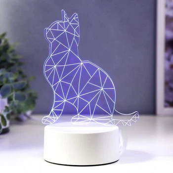 

Lamp "Cat sitting" LED RGB from the network 4814584