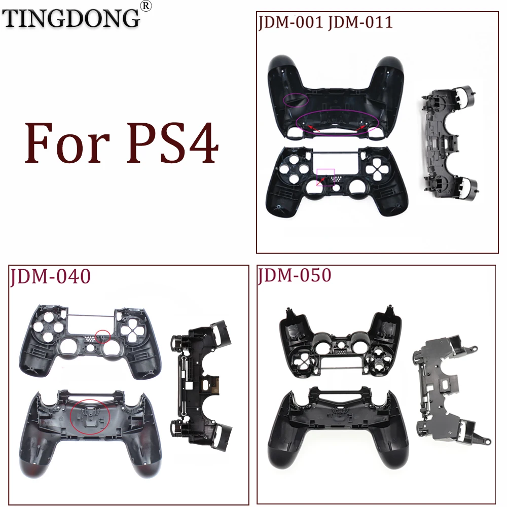 

Housing Shell Case Cover for PS4 Controller JDM-040, JDM-050,JDM-001Gamepad Replacement Full Shell and Buttons Mod Kit DIY Case