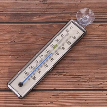 Аквариум термометр аквариумный стеклянная мерная емкость датчик температуры воды присоска