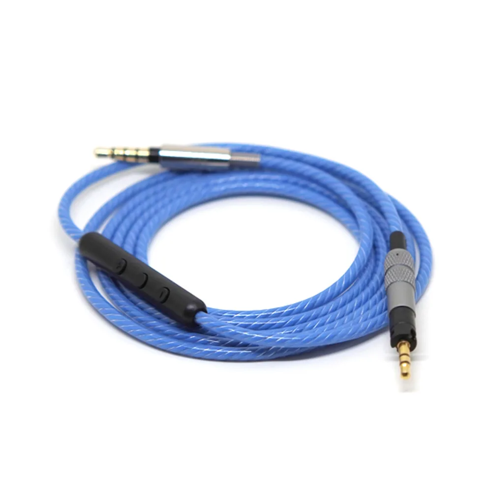 

Upgrade Cable for Sennheiser MOMENTUM 2.0 Silver Plated Inline Mic Remote Audio Cord for iPhone Andriod