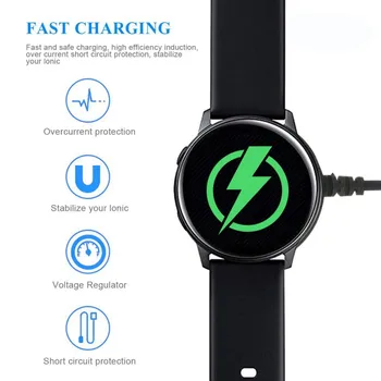 

New Watch Charger Portable Smart Wrist Watches Wristband Charging Cable Base Holder Cord Wire For Samsung Galaxy Active 2