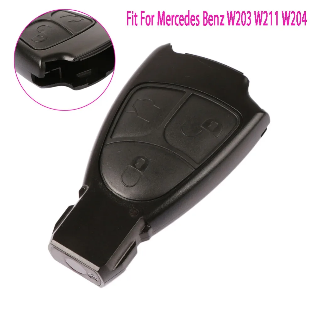 3 кнопки новая Замена дистанционного ключа чехол для Mercedes Benz C E ML класс сигнализации крышка ключа автомобиля w203 w211 w204#278635