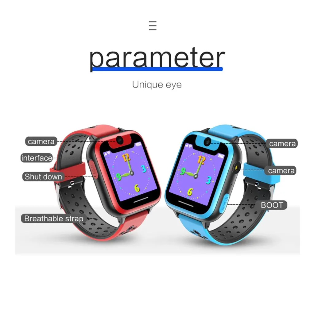 S6 сенсорный экран gps расположение фонарик камера детская игра Детские умные часы SOS Аварийная сигнализация низкая мощность Сигнализация