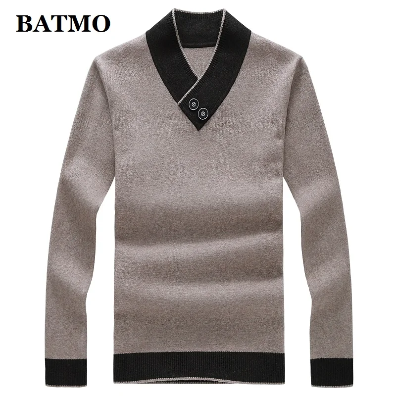 BATMO Новое поступление осенние высококачественные повседневные мужские свитера, мужские пуловеры, большие размеры M-8XL 9991