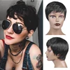 Woman Synthetic Wigs Black Brown Blonde Orange Color Short Pixie Wigs Layered Cut Hair Short Wig for Black Women ► Photo 2/6