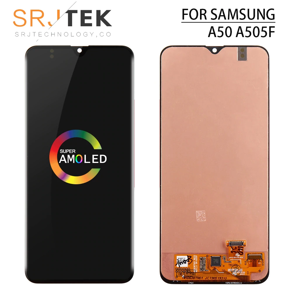 6," для samsung Galaxy A50 ЖК-дисплей A50 сенсорный экран дигитайзер в сборе для samsung A50 дисплей A505 A505F A505FD