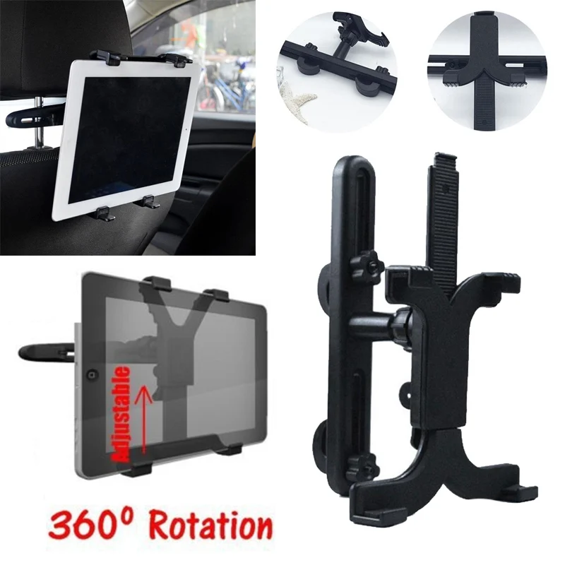Phone Stand Clip Holder Universal Support Automobile Car Mount for 7 To 11 Inches Black Premium Quality Bracket