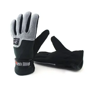 

Winter Fleece Thermal Warm Bicycle Snow Ski Gloves Outdoor Cycling Riding Glove D0AE