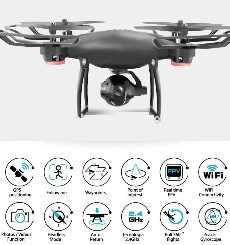 Lh-x25g gps позиционирования с лампой накаливания для непрерывного изменения высокой четкости Воздушный самолет дистанционного управления Wi-Fi изображения Трансмиссия квадрокоптера