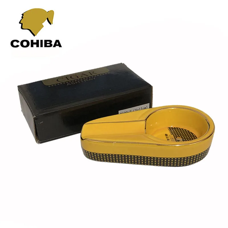 Роскошная пепельница COHIBA для сигар керамический держатель сигарет товары дома и