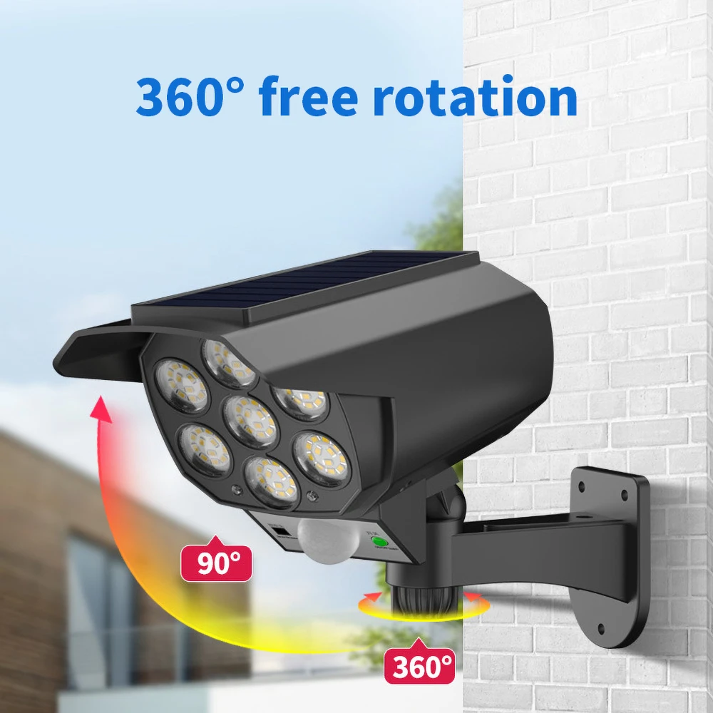 Simulation Monitoring Solar Light Home Outdoor Garden Lighting Led