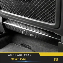 Для Audi A6 C7 2011- уход за автомобилем защита спинки сиденья авто анти-удар накладка декоративная рамка наклейка интерьерные аксессуары
