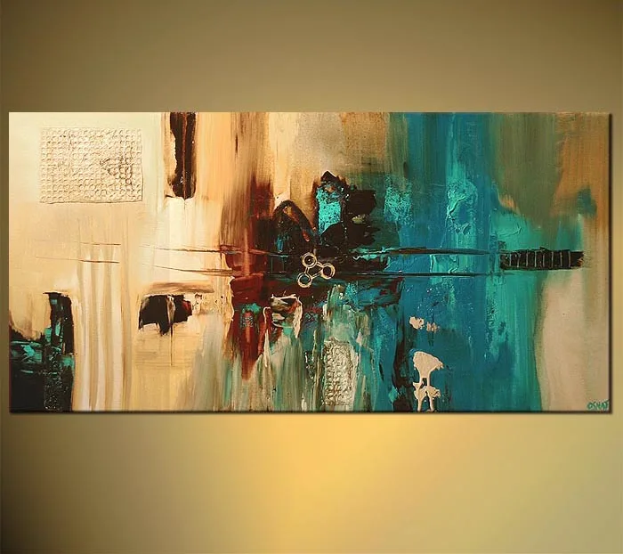 Acrylic Paint Bright Oil Paintings Canvas Art Beauty Quotes Big