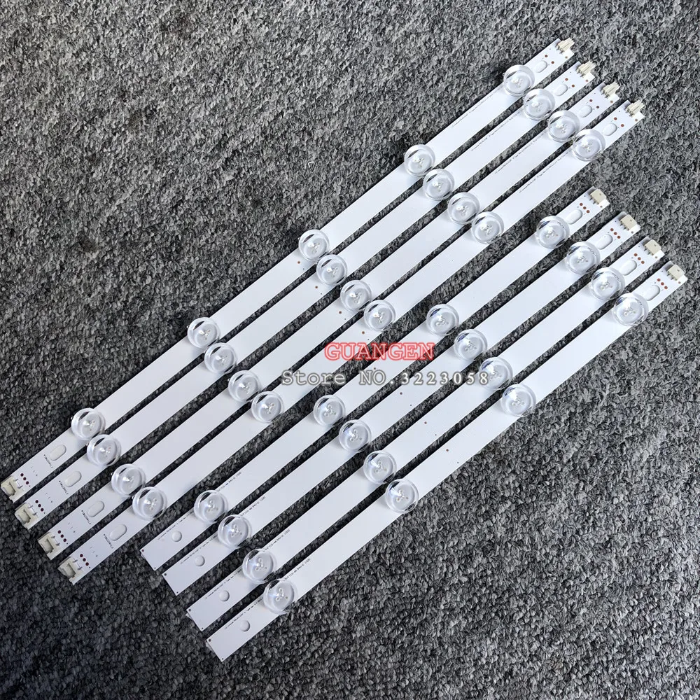 

10set=80pieces LED Backlight strip For LG 39" TV 39LN5100 INNOTEK POLA2.0 39 39LN5300 39LA620S POLA 2.0 39LN5400 HC390DUN-VCFP1