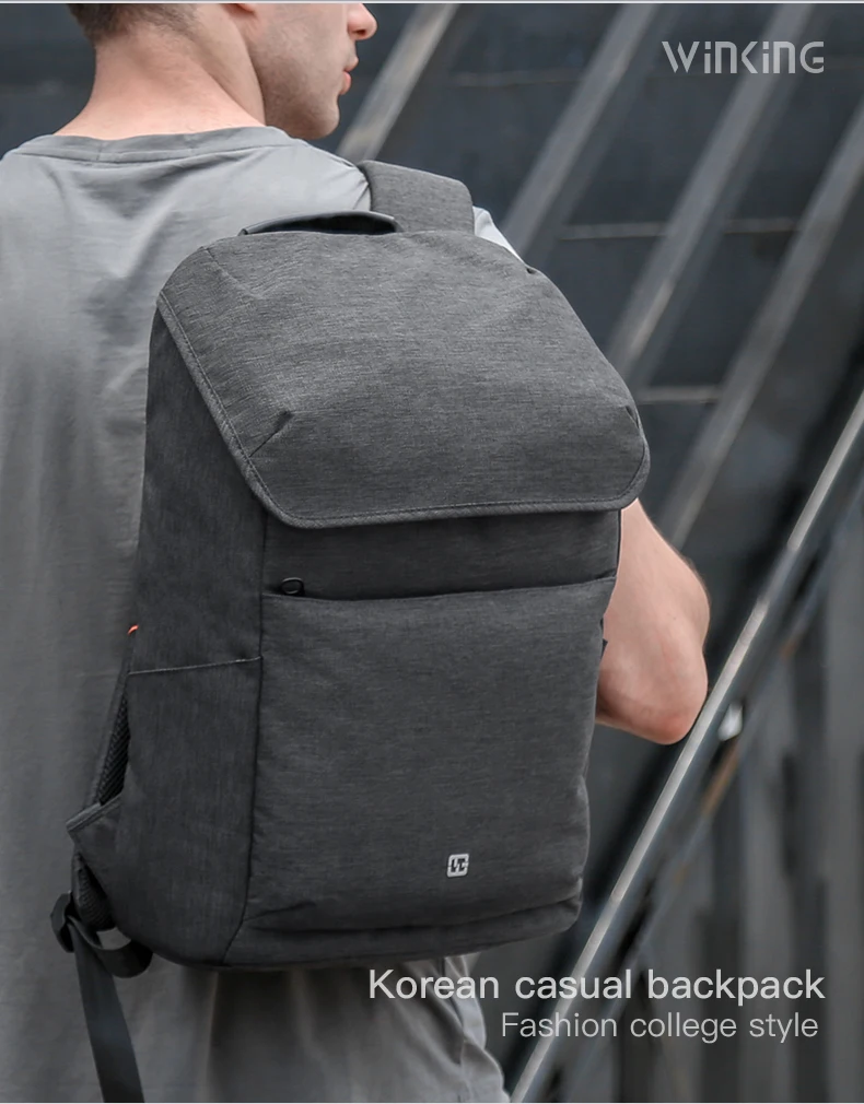 Kingsons 15," рюкзак для ноутбука Внешний USB зарядка Компьютерные рюкзаки противоугонные водонепроницаемые сумки для мужчин и женщин стиль