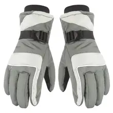 Мужские зимние виды спорта Утепленные перчатки Холодостойкие водонепроницаемые перчатки для верховой езды Водонепроницаемые зимние теплые перчатки для верховой езды зимние