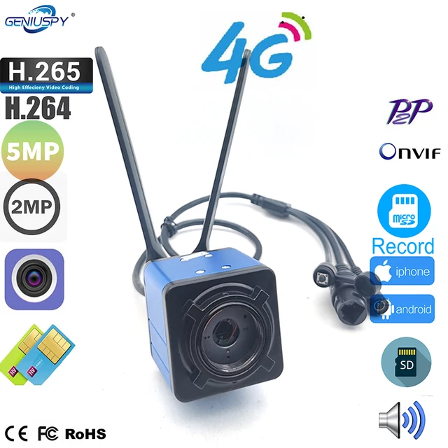 Mini Camera Surveillance Sim Card  Gsm Mini Audio Video Surveillance - 3g  4g Mini - Aliexpress