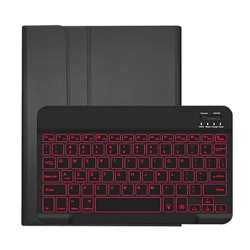 

Wireless Keyboard for iPad Pro 11 Inch iPad Pro Case + 7 Color Backlit Keyboard 2 in 1 ic Leather Case