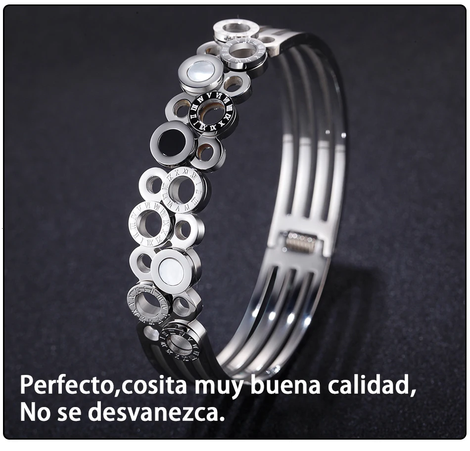  Stainless Steel Bracelets Bangles For Women (8)