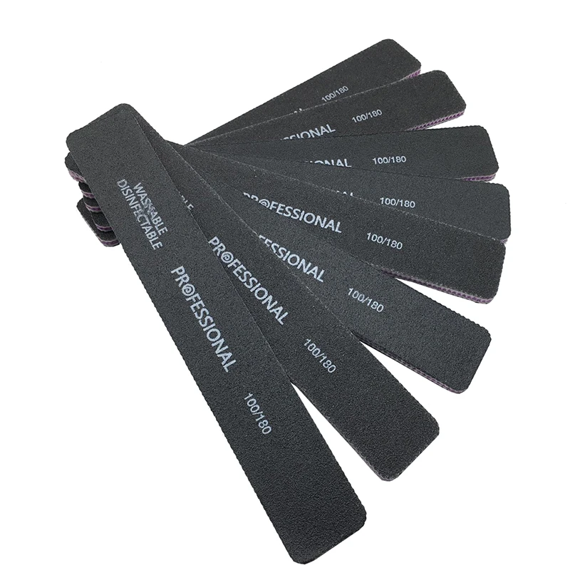 

5Pcs/Lot 100/180 Nail Files Sanding Buffer Double Sided Pedicure Manicure Accessories Professional Nail Care Beauty Tools