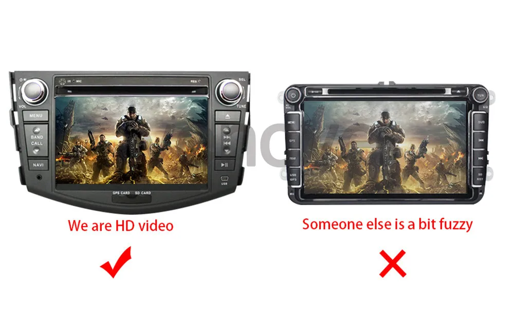 Cheap 7" Quad Core Car DVD Player for Toyota Rav4 RAV 4 Android 9.1 2din Car Radio Audio Video Auto Stereo GPS Navigation WIFI 2