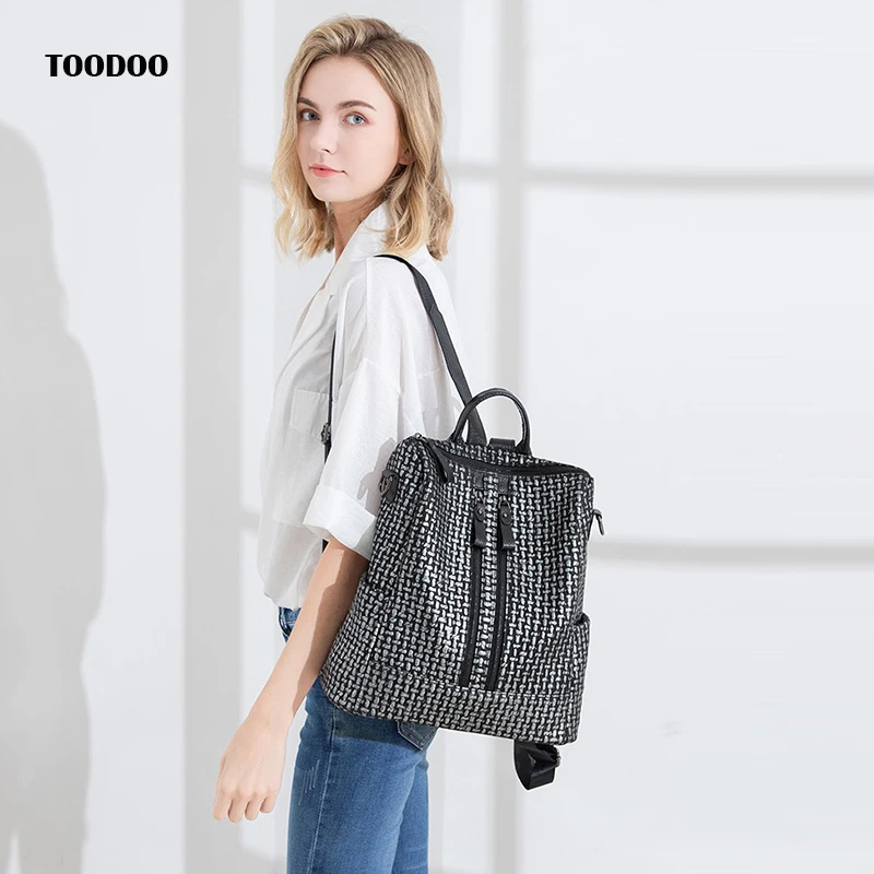 Vintage Luxury High Quality Women Backpack Texture serface Expensive Waterproof Material Top Selling Woman Bags backpacks