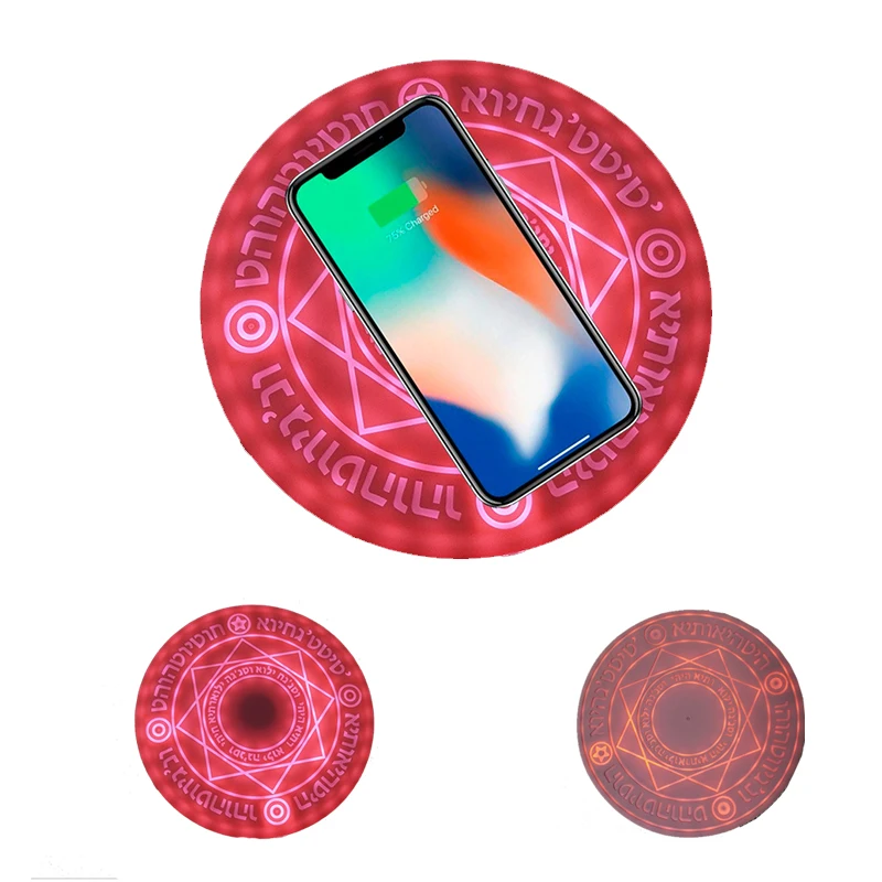 

10W Wireless Charger 11 inches Big Diameter For iphone X Fast Wireless Charger Charging Pad For Samsung 9 Xiaomi Huawei