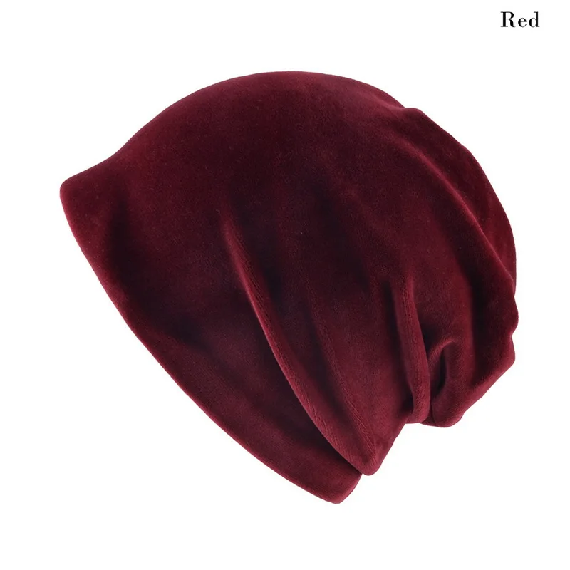 Модные женские в плюшевой шляпе вязаные наушники шапки зимняя женская шапка теплые вязаные шапки новые толстые женские s шапки s - Цвет: red
