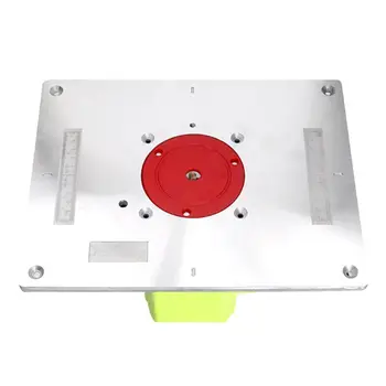 

Aluminium Router Table Insert Plate Woodworking Benches Wood Router Trimmer Mode