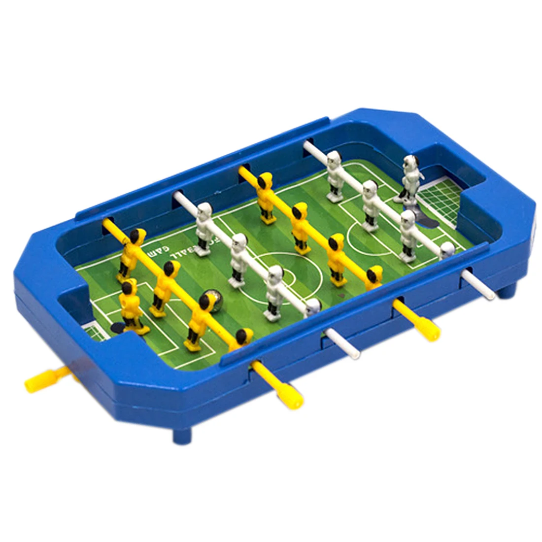 

Mini Table Top Foosball Football Board Game For Kids And Family Joining - Blue