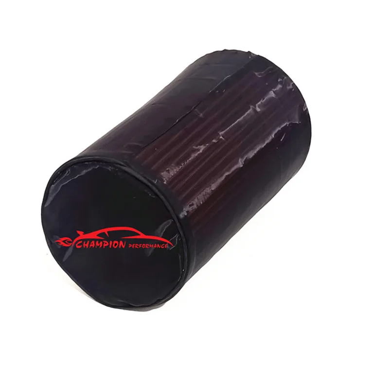 Universal Air Filter Protective Cover Waterproof Oilproof Dustproof for High-flow Air Inlet Filters Black Car Accessories