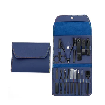 

16pcs Manicure Beauty Nail Clipper Set Stainless Steel Dead Skin Trimmer Clipper Manicure Pedicure Tools with Storage Bag