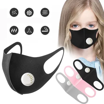 

3Pcs Kids Adult Waterproof Sponge Mouth-Cover 3D Reusable Anti-Pollution Cover elastic earloop mascarilla Bag Parts&Accessories