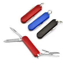 Многофункциональный Открытый складной портативный фруктовый нож ножницы файл Пинцет Кемпинг путешествия аварийный инструмент