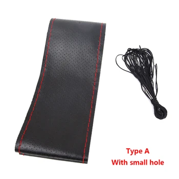 

6 Colors 2 Types DIY steering wheel braid With Needles And Thread Artificial Leather Steering Wheel Cover soft