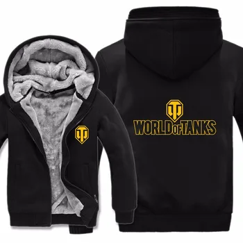 

Tanks of World Hoodies Jacket Winter Pullover Mans Coat Men Casual Wool Liner Fleece Tanks of World Sweatshirts
