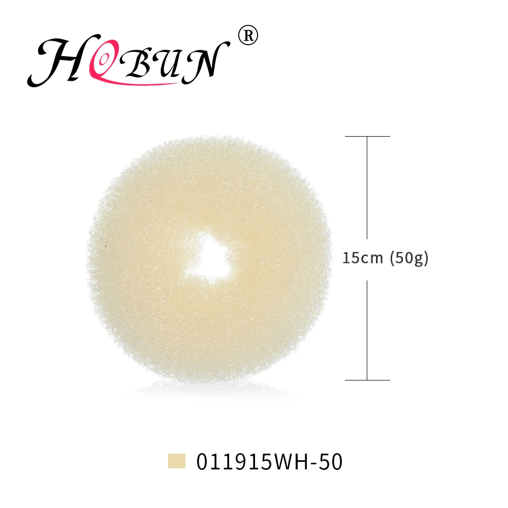 Beige 50G Хобан 0119 булочка для волос пончик волшебный Поролоновый спонж легкое большое кольцо Инструменты для укладки волос Прическа аксессуары для волос для девочек и женщин - Цвет: Beige 50G