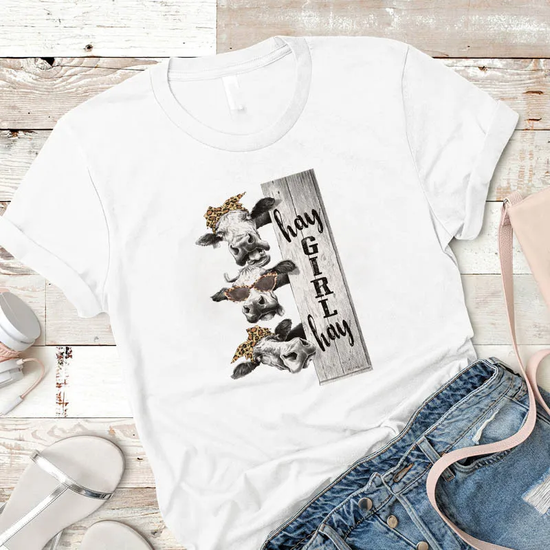 Футболка Kawaii для женщин девушка любит коров Графический Тройники Laides Mujer Camisa Топ Футболка женская одежда - Цвет: 1335