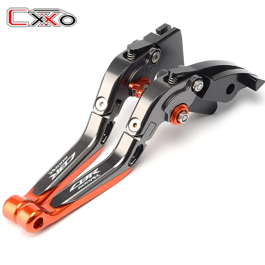 Titanium Orange Логотип мотоцикл CBR ЧПУ сцепные рычаги для HONDA CBR 600 954 RR CBR600RR 2003 2004 2005 2006 CBR954RR 2002 2003 - Цвет: Titanium Orange