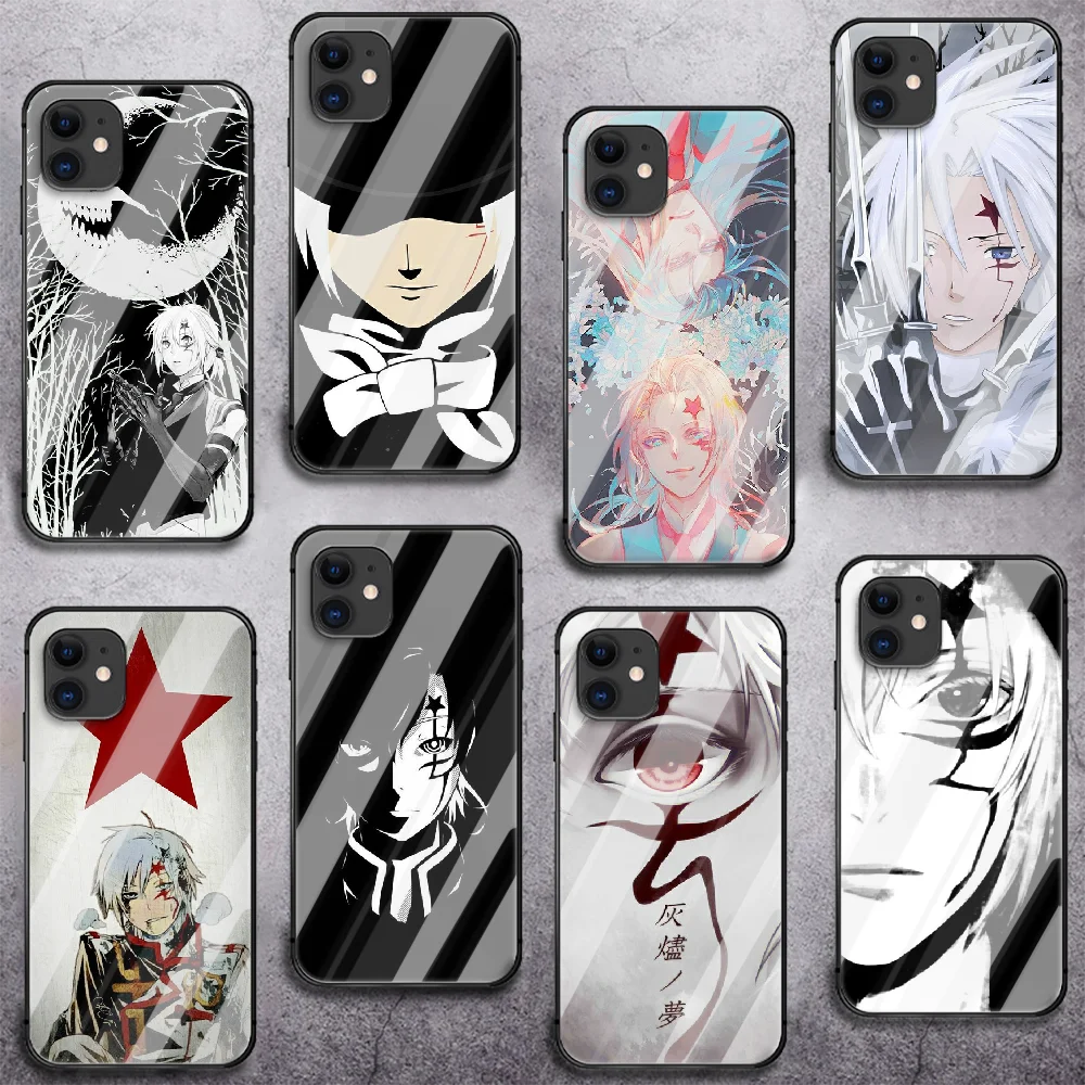 D.Gray-man Allen Walker Tempered Glass Phone Case For IPhone 5 6 7 8 11 12 13 S SE X Xs Xr Plus Pro Max IPhone13 Mini Cover Cell | Мобильные