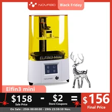 

Drukarka NOVA3D 3d Printer Elfin3 MONO 5.5' LCD 3D Printer Kit 3D Prints APP Control UV Resin Fast Printing Speed 120x68x150mm