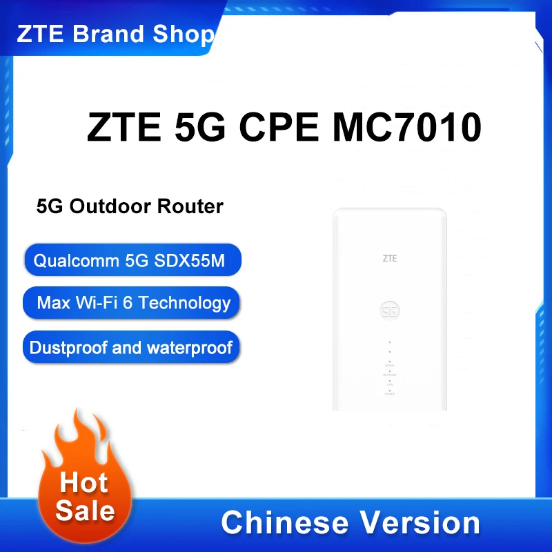Original Zte Outdoor Router Mc7010 5g Sub6+4g Lte 5g Nsa+sa Qualcomm 5g ...