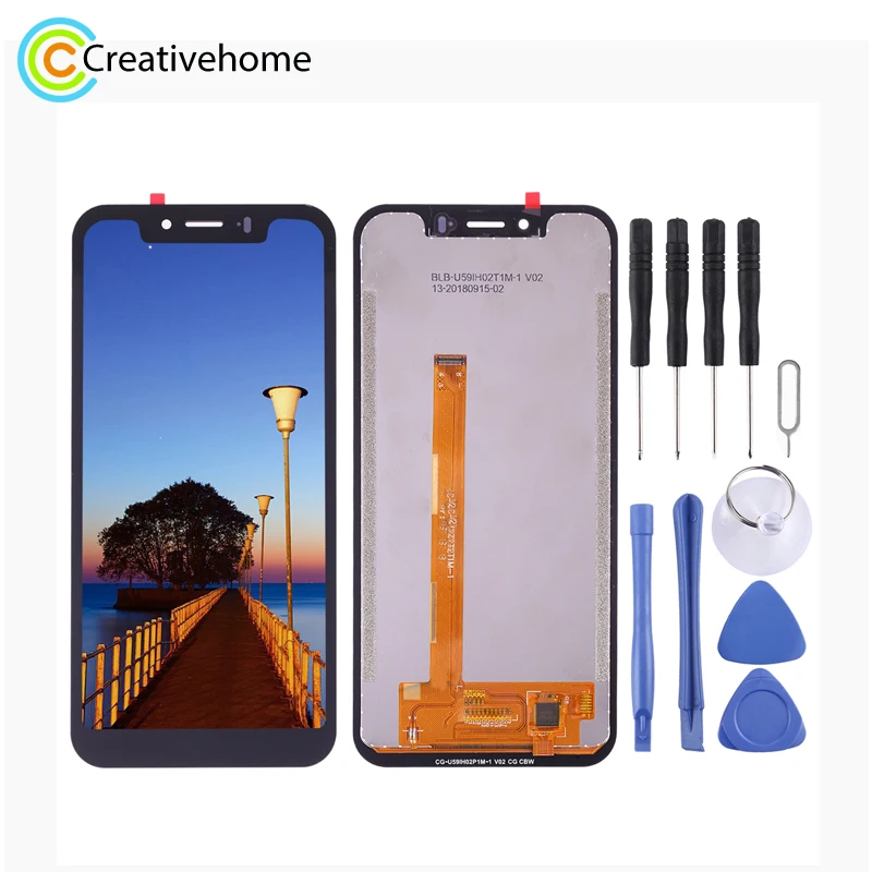 Совершенно новый оригинальный ЖК дисплей сенсорный экран для Ulefone Armor 5 (черный) +