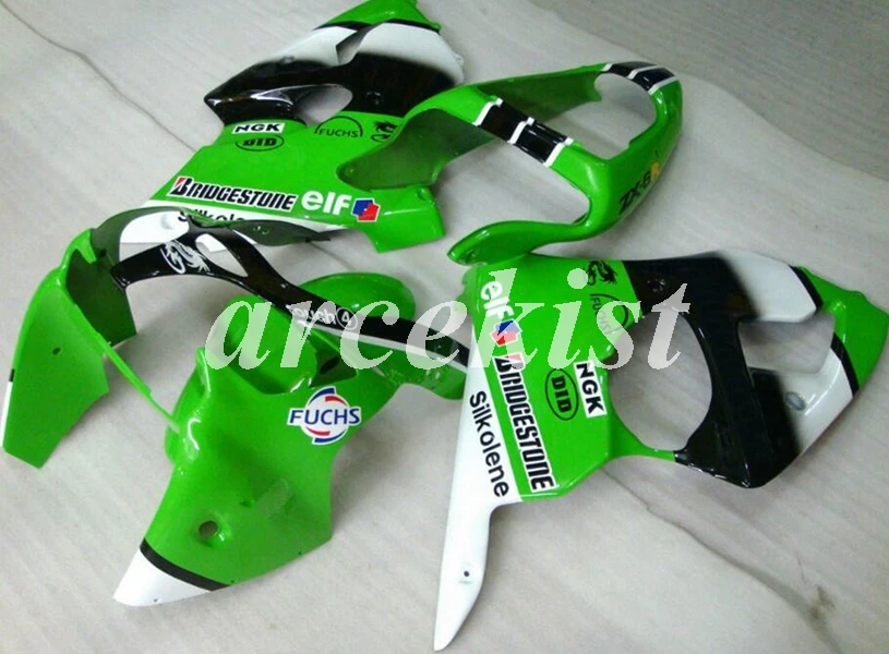 Литьевая Форма ABS мотоцикл обтекатели комплект подходит для kawasaki ZZR600 2005 2006 2007 2008 05 06 07 08 тела набор зеленый